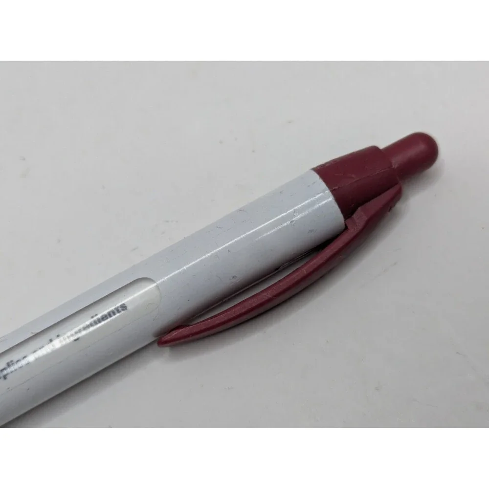 Vintage FDA Food Protection Rep Wide Body Message Black Pen USA Retractable
